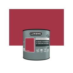 Peinture murs et boiserie LUXENS, mat, rouge Litchi 2, 0,5L