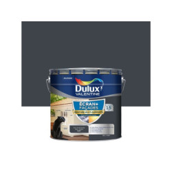 Peinture facade Ecran + multi-supports DULUX VALENTINE, anthracite, 10 l