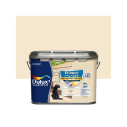 Peinture facade Ecran + multi-supports DULUX VALENTINE, meuliere, 2.5 l