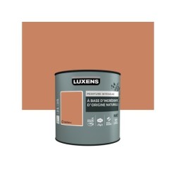 Peinture murs et boiserie LUXENS, mat, orange Cotta 4, 0,5L