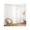 Voilage Cambria blanc l.140 x H.280 cm