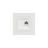 Prise rj45 complet Miluz, SCHNEIDER ELECTRIC, blanc