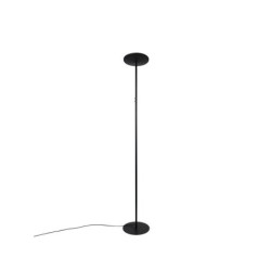 Lampadaire LED droit, design métal noir, INSPIRE Mirasol, 1960lm