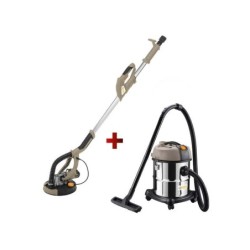 Aspirateur a decolmatage,1000W, 20L et Ponceuse a platre 750W FARTOOLS