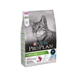 Croquette chat stérilisé PRO PLAN adult optisavour cabillaud/truit 3kg