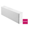 Carreau de beton cellulaire lisse L.62.5 x H.25 x Ep.10 cm SIPOREX