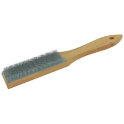 Brosse de poncage pour nettoyage des limes et filetages TIVOLY Xt202510012