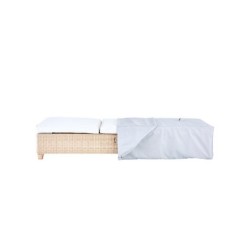 Housse de protection pour bain de soleil ou relax, NATERIAL, L.200 x l.75 x H.45 cm