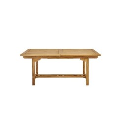 Table de jardin rectangulaire, NATERIAL Antea, 10 personnes, marron