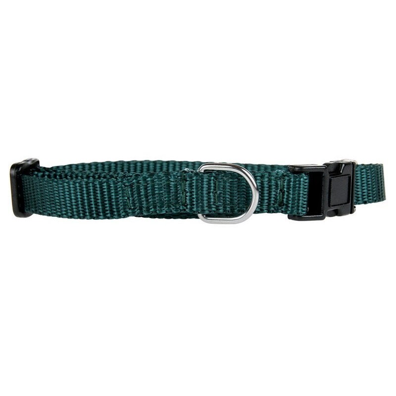 Collier chien nylon 50/80 cm noir