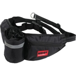 Ceinture jogging pour laisse chien Moov noir