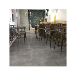 Dalle en pvc clipsable forte, ARTENS, 1.84 m2 Ep.4 mm eren gris moyen