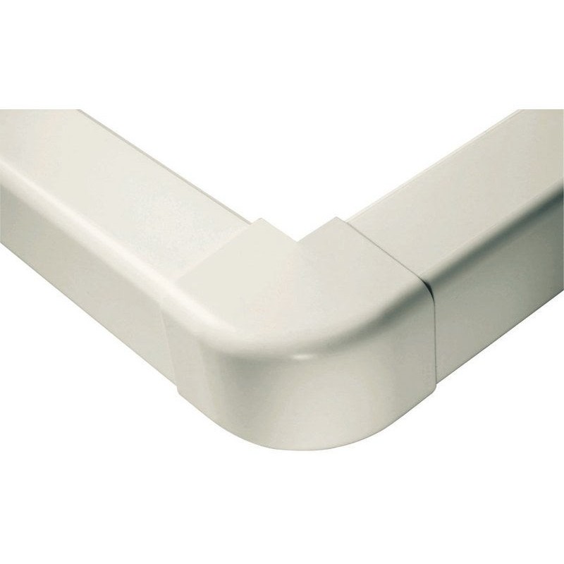 Angle extérieur pour goulotte à l'unité, 140 x 90 mm ivoire