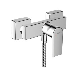 Mitigeur mecanique douche chrome, HANSGROHE Vernis shape