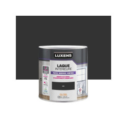 Peinture boiserie, noir brillant, LUXENS, Laque, 0.5l