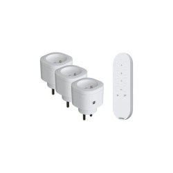 Lot de 3 prises télécommandables intérieur LEXMAN, 3000 W