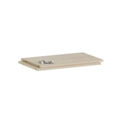 Lot de 2 étagères pour caisson SPACEO Evo'm chêne effet chêne L.56.8 x  P.36 cm