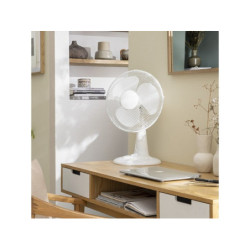 Ventilateur à poser MOE 4 30 cm 40 w EQUATION blanc