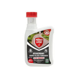 Désherbant cours, allées et terrasses ultra-concentré PROTECT EXPERT 800 ML