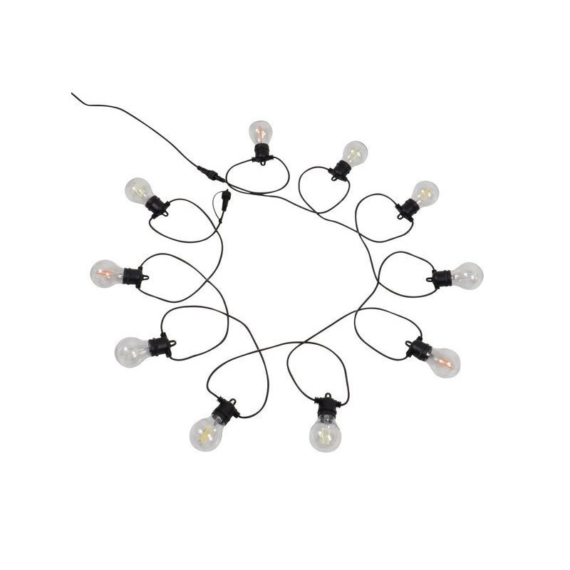 Guirlande 10 ampoules LED multicouleurs Minta, INSPIRE, 332 Lm