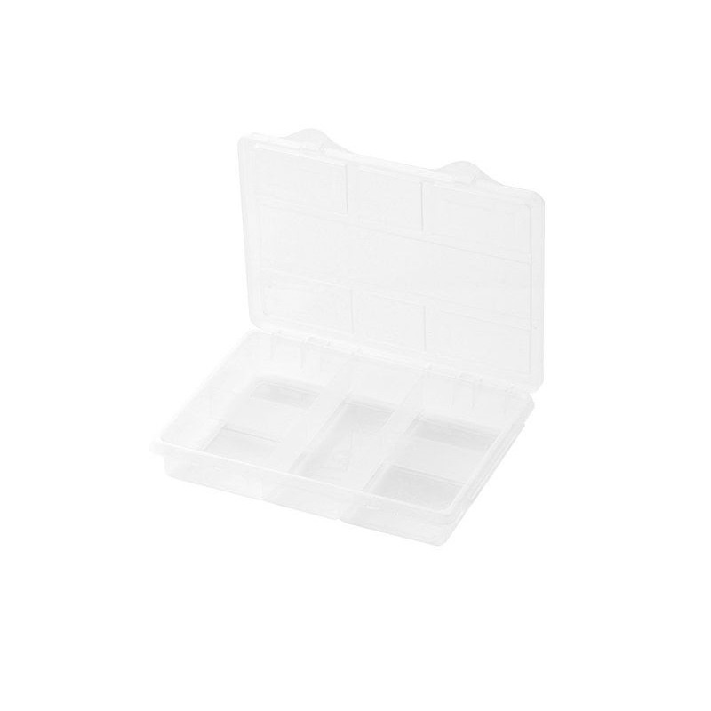 Organiseur plastique transparent, taille S, l.20 x H.3.5 x P.16 cm