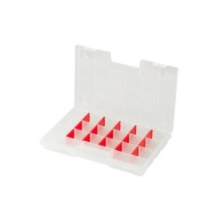 Organiseur plastique transparent, taille M, l.29 x H.3.5 x P.19.5 cm