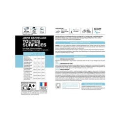 Joint tout type de carrelage et mosaique AXTON gris moyen 2 kg