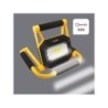 Projecteur de chantier pliable rechargeable 1200/600 lm 35 mètres jaune LEXMAN