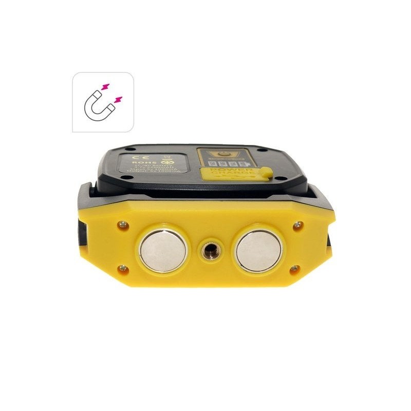 Lampe rechargeable aimantée 770/415 lm 35 mètres jaune LEXMAN