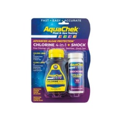 Languettes d'analyse, AQUACHEK Chlorine 4 en 1