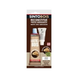 Pâte à bois Sintobois angles & gros trous SINTO blanc 66 g 