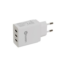 Prise USB 3 ports blanche, LEXMAN