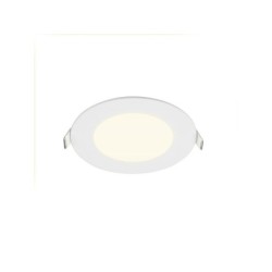 Spot encastrable, led intégrée, EXTRAFLAT, IP44, rond, Diam. 12 cm, INSPIRE, blanc