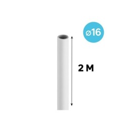 Tube multicouche nu diam.16, en barre de 2m, EQUATION