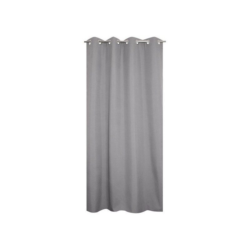 Rideau thermique, stop froid plus, l.135 x H.240 cm, gris clair