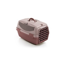 Panier transport chien / chat gulliver 1 brun rose