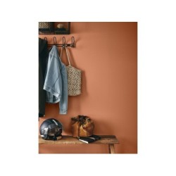 Peinture mat mur, boiserie et radiateur, LUXENS Cotta 4, orange, 0.5 litre