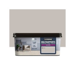 Peinture velours mur, boiserie et radiateur, LUXENS Khol 6, gris, 2.5 litres