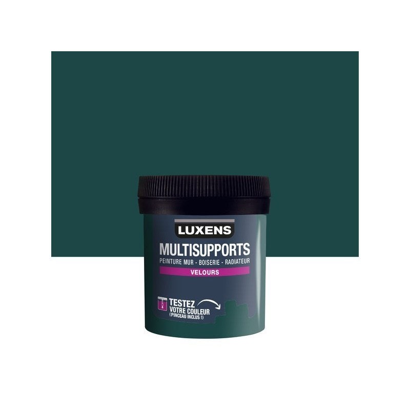 Testeur peinture emerald 0 velours LUXENS 50 ml