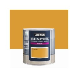 Peinture velours mur, boiserie et radiateur, LUXENS Solemio 1, jaune, 0.5 litre