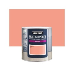 Peinture velours mur, boiserie et radiateur, LUXENS Flush 5, rose, 0.5 litre