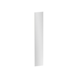 porte battante evo'm seville h.230,4 x l.40 cm blanc brillant spaceo