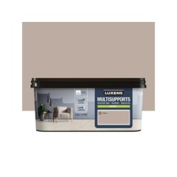 Peinture satiné mur, boiserie et radiateur, LUXENS Fossil 5, brun, 2.5 litres