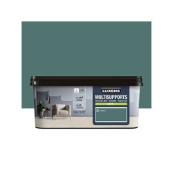 Peinture satiné mur, boiserie et radiateur, LUXENS Laguna 2, vert, 2.5 litres