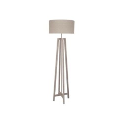 Lampadaire, E27 colonne bois HEMINGWAY COREP h. 151 cm