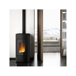 Poêle à granulés FREEPOINT Duke airtight noir 12 kW