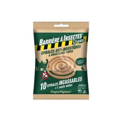 Lot de 10 spirales anti-moustiques