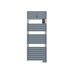 Sèche-serviettes électrique SAUTER 750W, H.143.2 x l.55 cm Asama connecté bleu gris