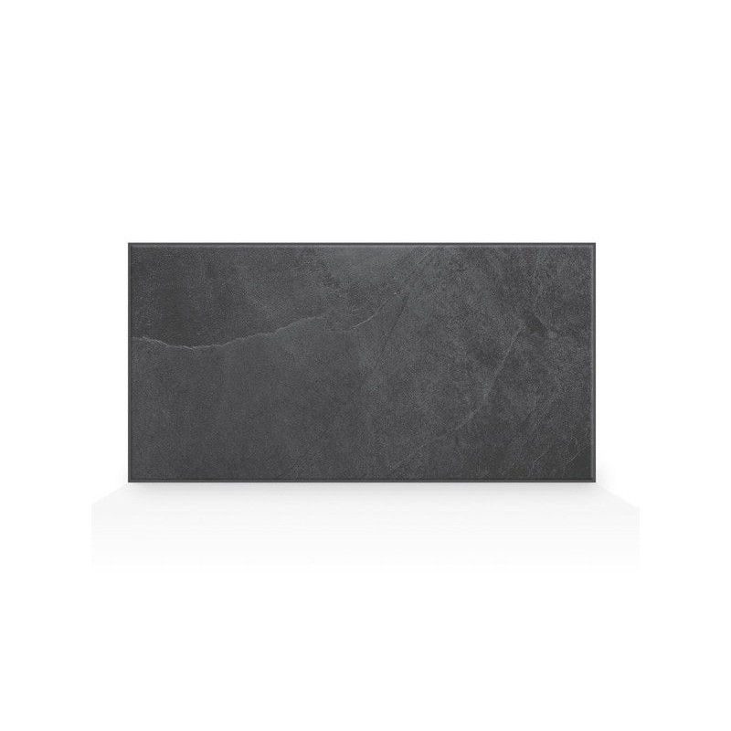 Lot de 2 crédences adhésives Blok beton, gris, 57.3 cm x 29.4 cm