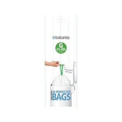 Sacs-poubelle, BRABANTIA, 30 L blanc